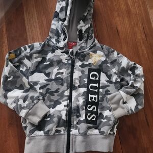GUESS Kids Camouflage Hoodie with Logo